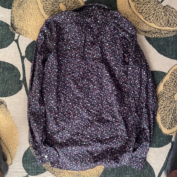 Flower print button down - Picture 4 of 4